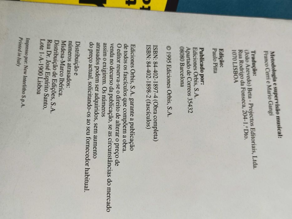 Curso de guitarra Orbis Fabbri