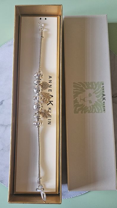 Anne Klein bransoletka damska a'la pandora charms. Nowa