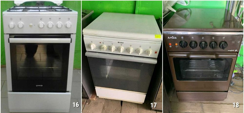 ПЛИТА Газова AMICA XC7831 50 60см Гриль Конвекція Газконтроль ЄВРОПА