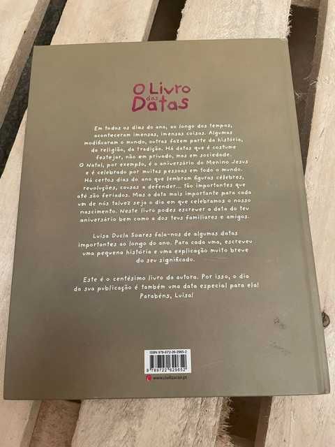 Livro O Livro das Datas – Luísa Ducla Soares, Civilização Editora