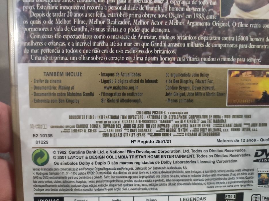 Ghandi - Edição de coleccionador