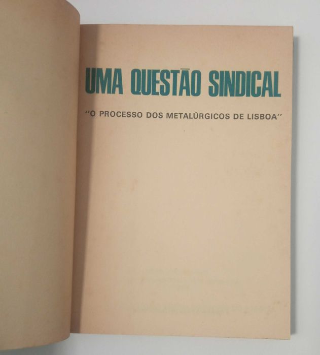 Uma questão sindical, de Francisco Marcelo Curto e Victor Wengorovius