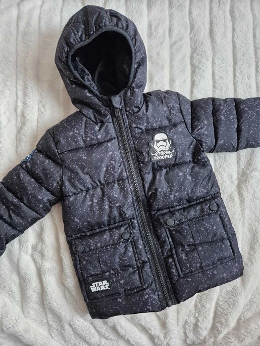 Czarna kurtka zimowa C&A 92 Star Wars Gwiezdne Wojny