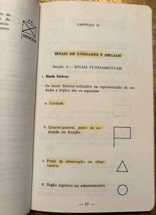 Código de sinais convencionais militares - Livro