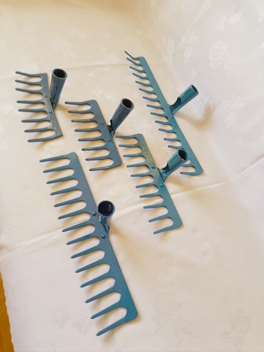 Grabie metalowe, 5 sztuk, do prac budowlanych i gospodarskich