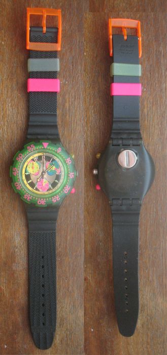 Relógio Vintage Swatch AquaChrono Cool Water - SBM1 0 2 (1 9 9 4)