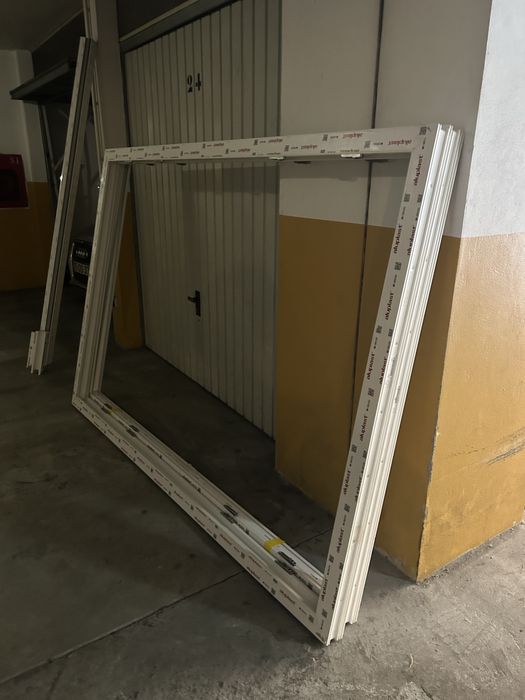 Portas de correr em PVC Vidro DUPLO