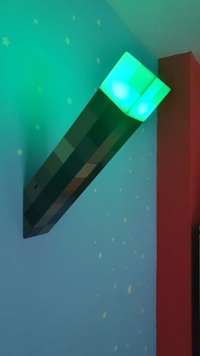 Lampka nocna dekoracyjna Minecraft pochodnia