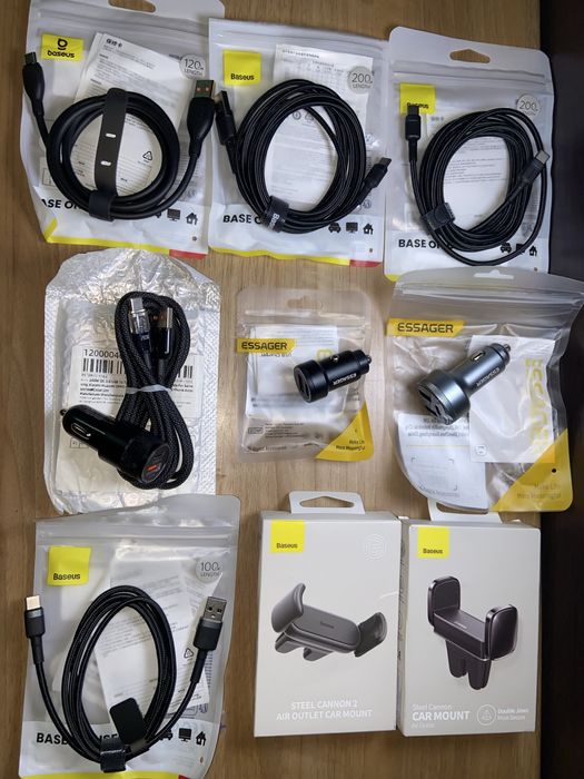 Кабель зарядки Baseus  usb-typeC, lighting, кутові,довжина 1 , 2 метри