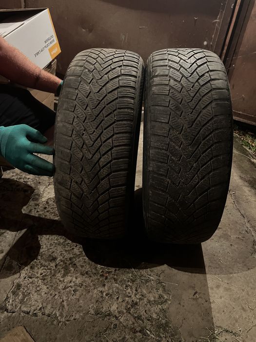 Колеса 205 55 16 зима bridgestone continental