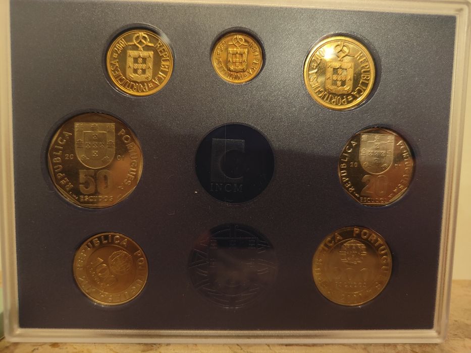 Moedas Portugal 2001 Série Anual
