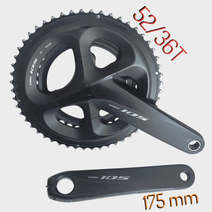SHIMANO 105 R7000 korba szosowa 175 mm gravel 52/36T