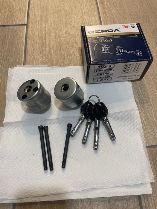Wkładka cylindryczna GERDA RIM 6000S - 4 klucze