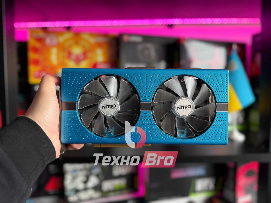Гарантія! Rx 580 8GB Sapphire Nitro+ SE ігрова відеокарта пк ТехноБро