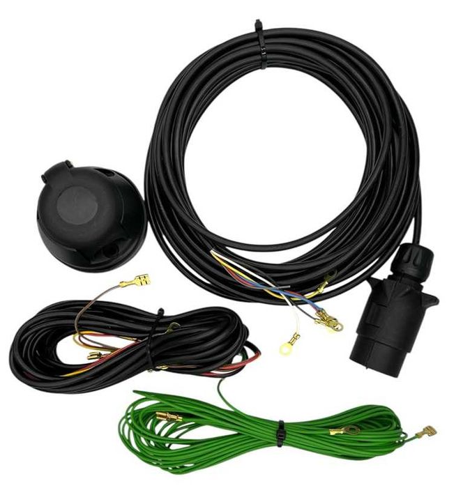 Instalacja elektryczna przyczepy D-47 KOMPLETNA LAMPY + ODBLASKI