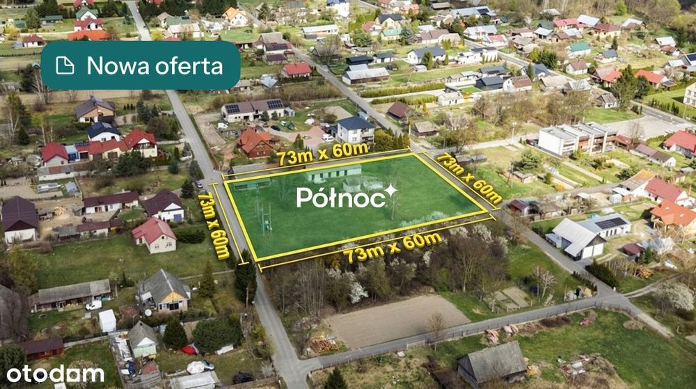 Na sprzedaż działka 4700m2 w centrum Sławatycz