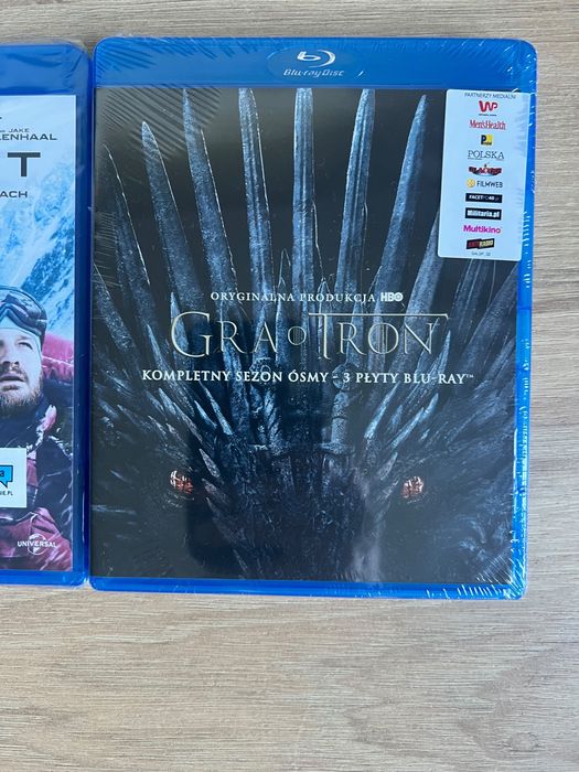 Everest, Gra o Tron sezon 8 ,blu ray disc nowe w folii