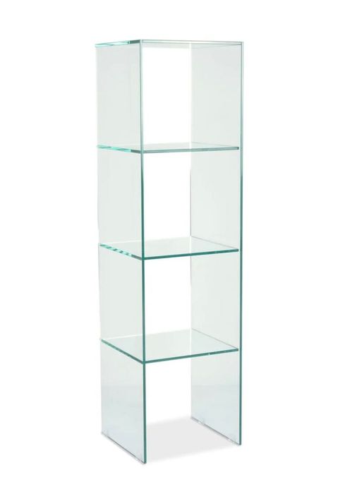 Estante de vidro da área linda nova