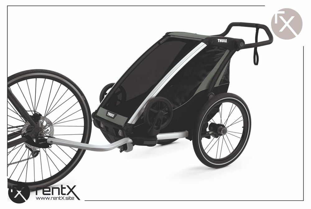 Przyczepka rowerowa dla dzieci Thule, riksza - wynajem
