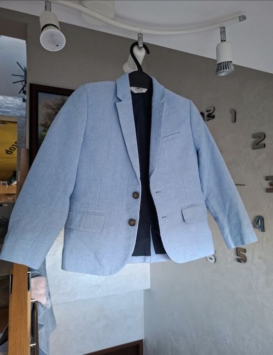 Marynarka H&M + koszula r. 122