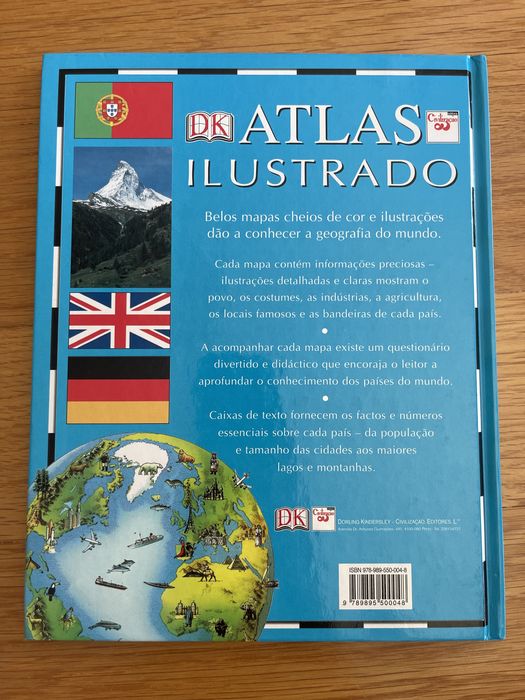 Livro Atlas ilustrado