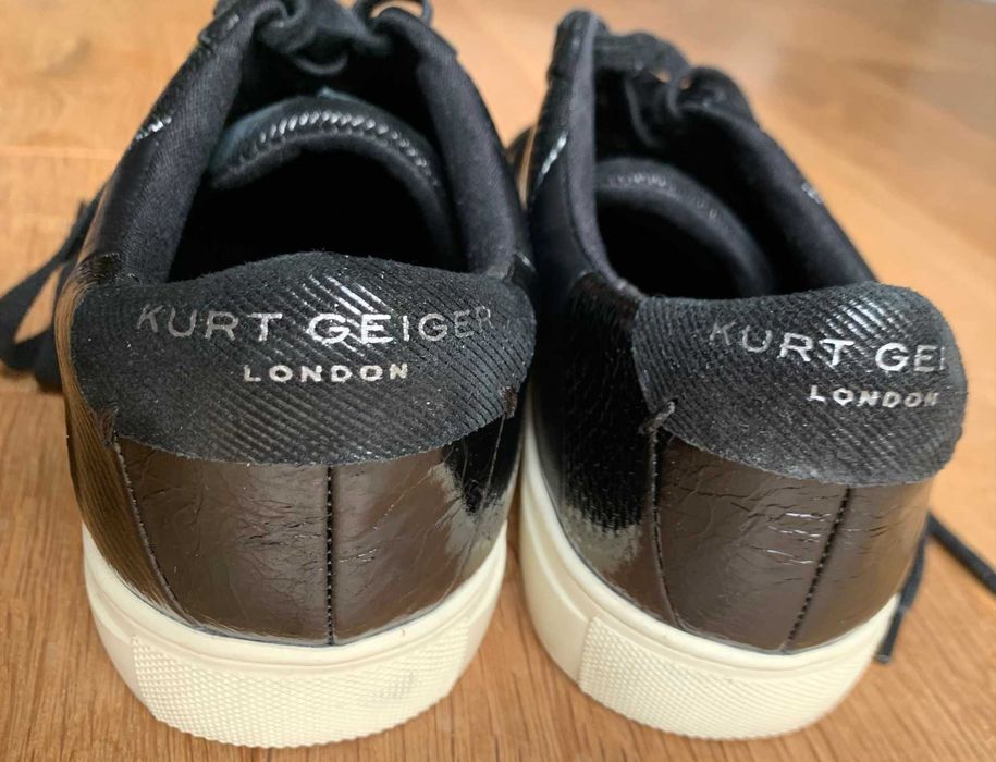 Sneakersy z naturalnej skóry Kurt Geiger London. Rozmiar 38,5