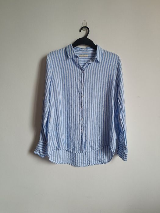 Koszula lniana 100% len Gina Tricot rozmiar 38