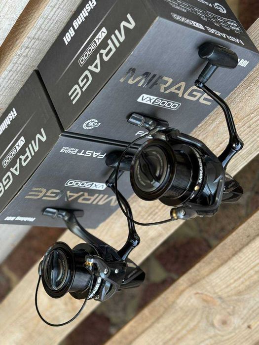 Карповая Катушка Fishing Roi Mirage VX 8000-9000 быстрый фрикцион