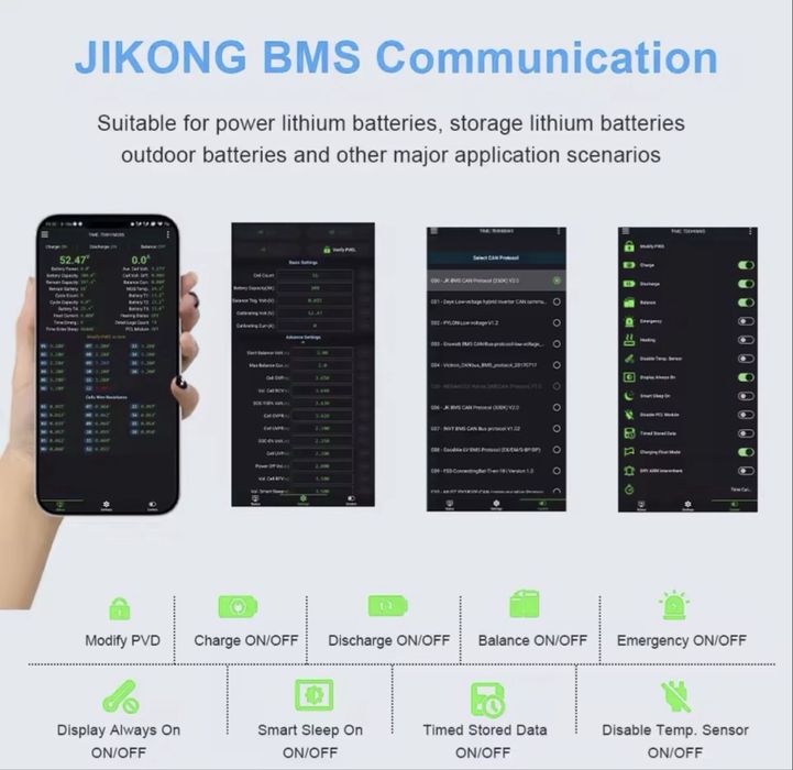 BMS-плата Jikong модель B1A8S10P