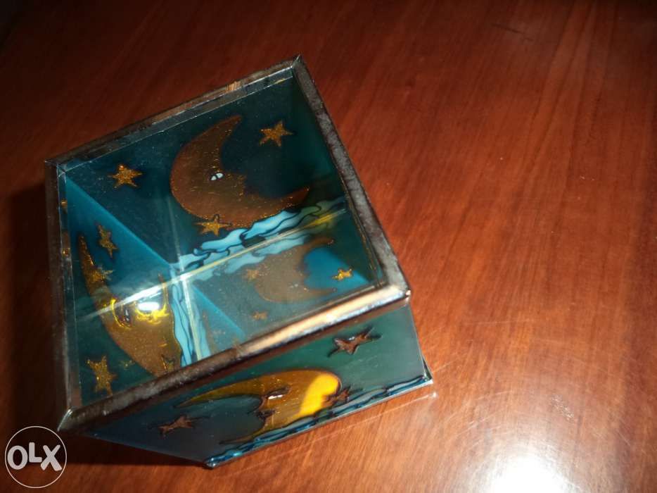 Castiçal lua e estrelas