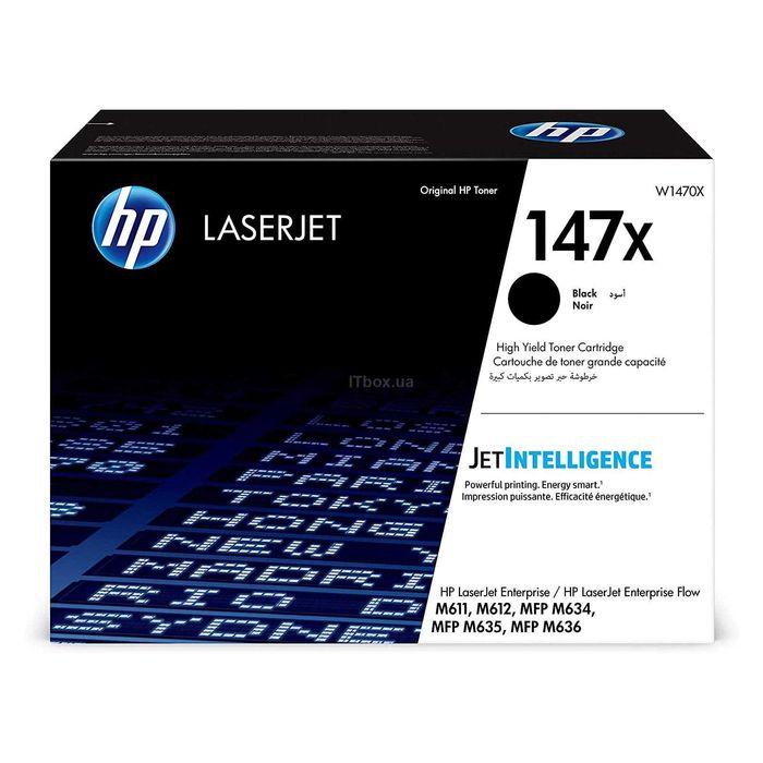 Картридж HP LJ 147X Black 25.2K (W1470X)