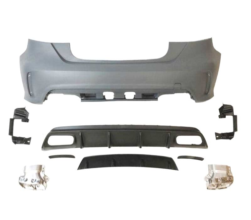 PARA-CHOQUES TRASEIRO MERCEDES W176 A45 12-18 LOOK AMG
