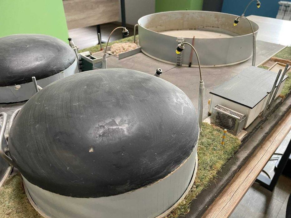 Макет біогазової станції / біогазової установки