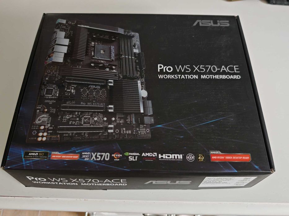 Sprzedam uszkodzoną płytę główną ASUS Pro WS X570-ACE