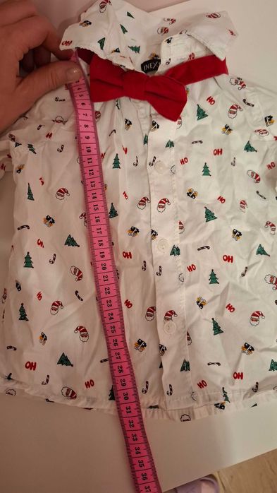 Świąteczna koszula mucha muszka 74