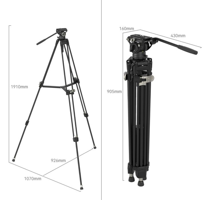 Штатив SmallRig AD-80 FreeBlazer тринога з головою, Tripod Kit