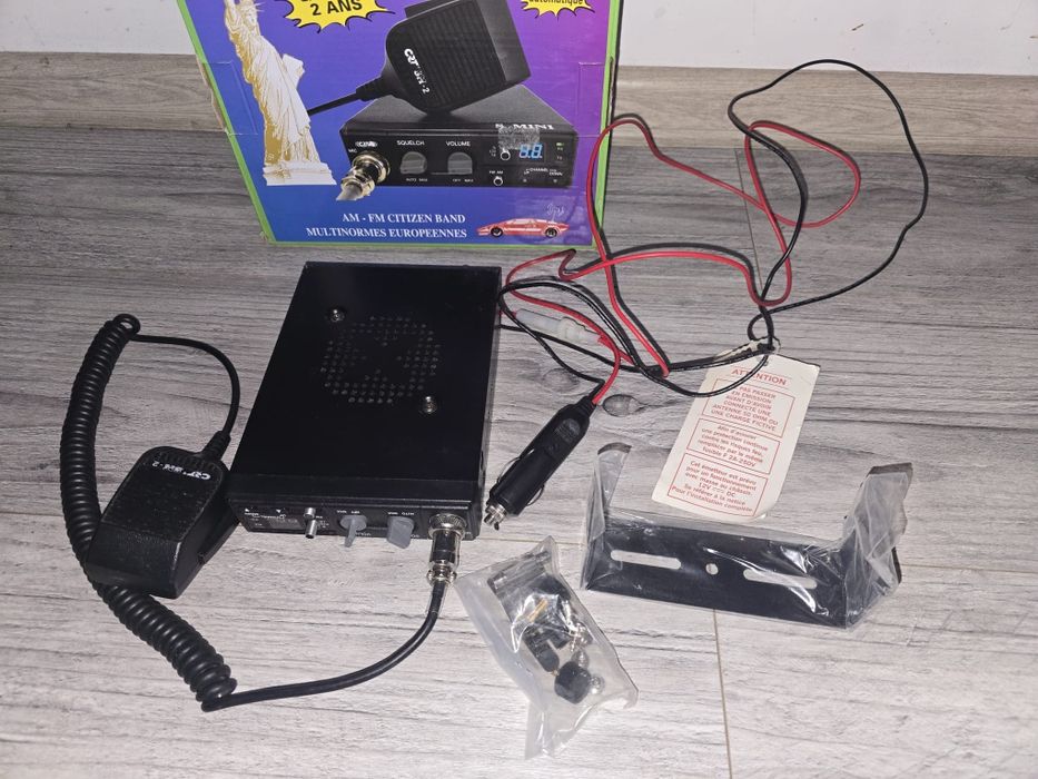 CB Radio CRT S Mini z anteną Sunker Elite cb 119