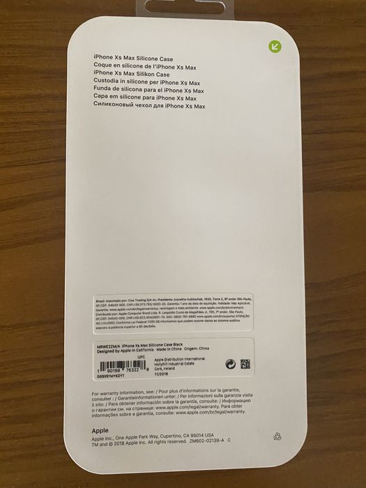 Capa Apple Iphone Xs Max - Original Nova/Selada64730295938178121