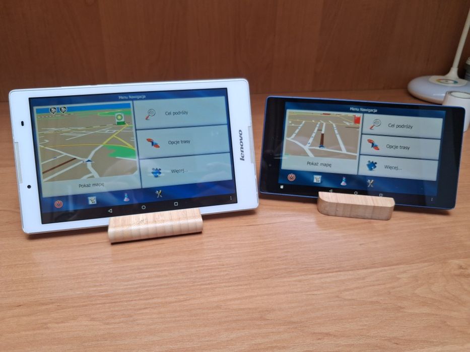Tablet lenovo z wgraną nawigacją igo   nowe mapy