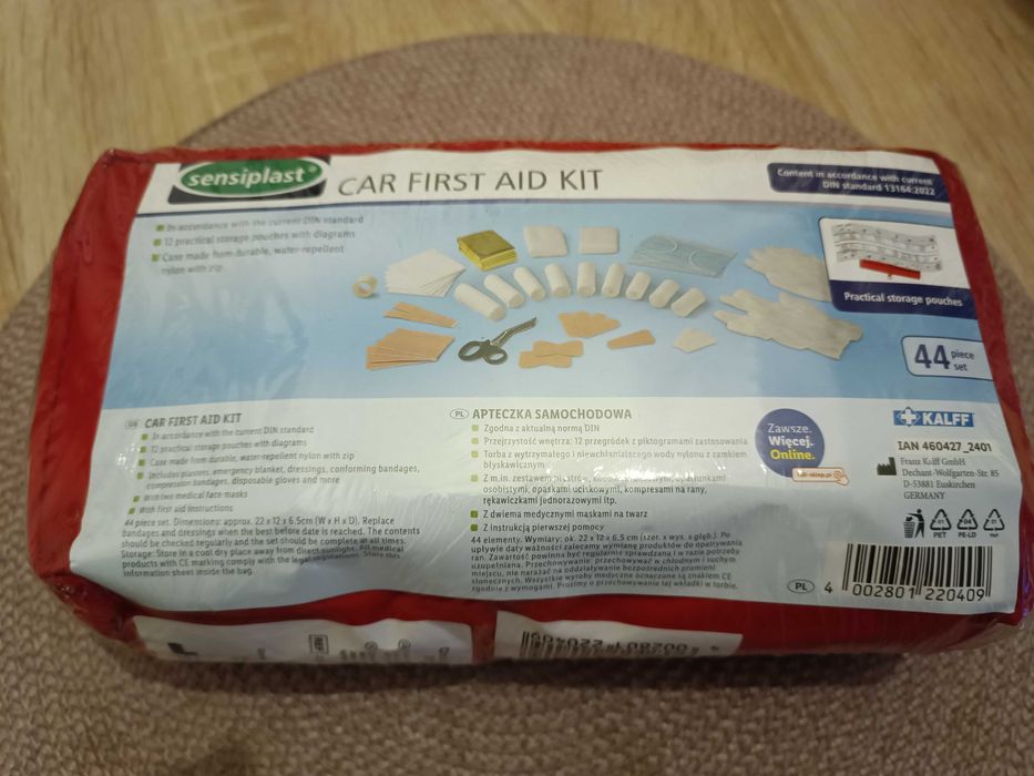 Apteczka samochodowa Kalff sensiplast