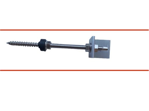 Комплект кронштейн L- подібний К3 зі шпилькою М10 для кріплення ФЕМ