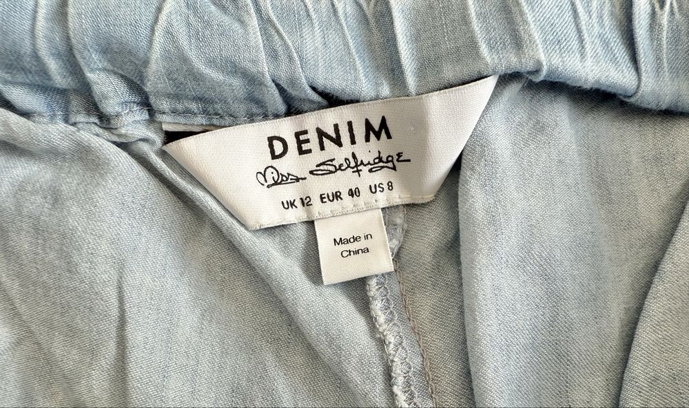 Miss Selfridge Denim Szorty Damskie 40 L