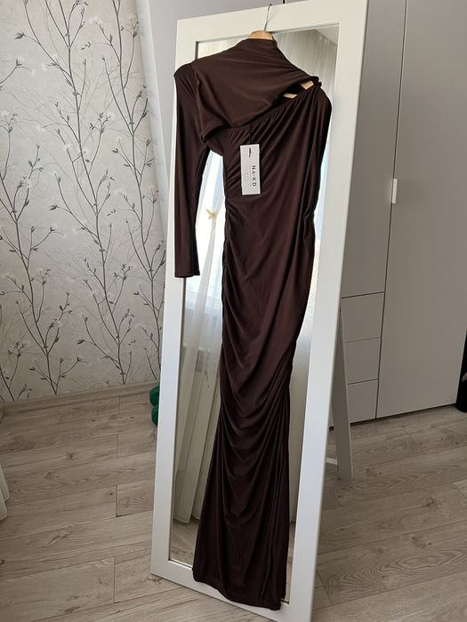 Плаття Сукня довга шоколадного кольору