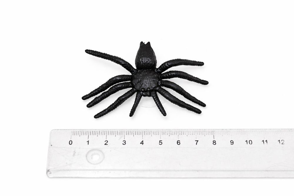 N132 Gumowy Pająk Dekoracja Na Przyssawce Halloween Strój