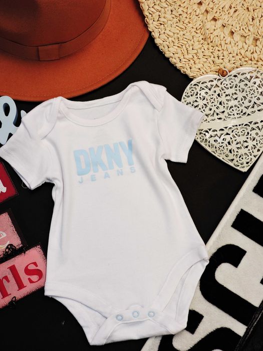 DKNY - oryginalne białe body logo r 74