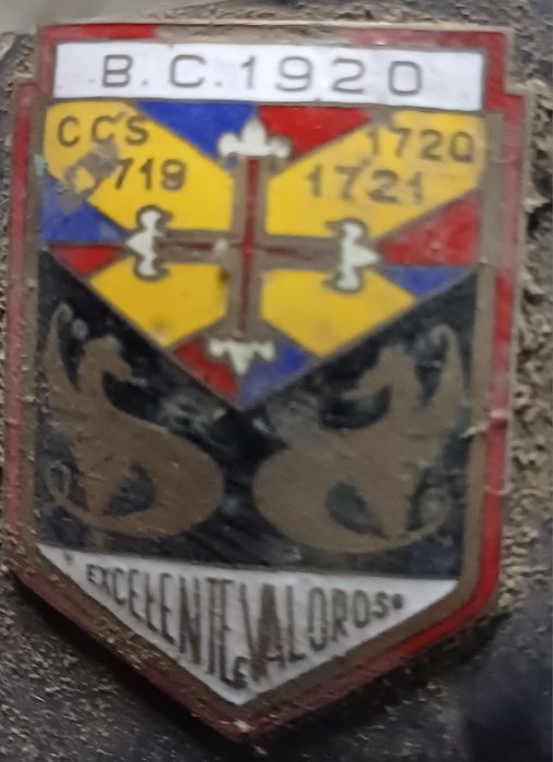 Cracha antigo militar