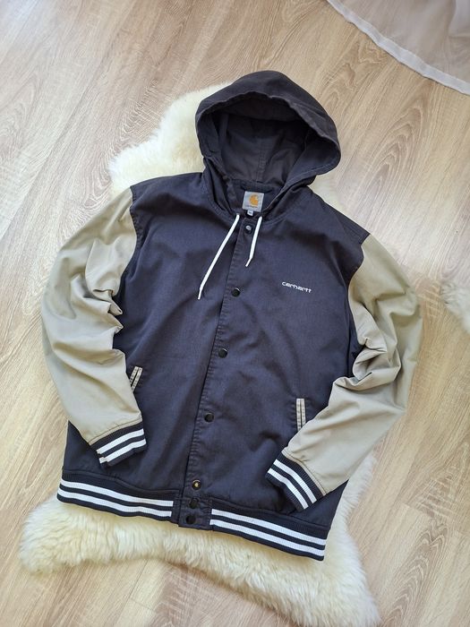 Kurtka z kapturem Carhartt Robson Jacket bejsbolówka bomberka baseball varsity vintage y2k L XL