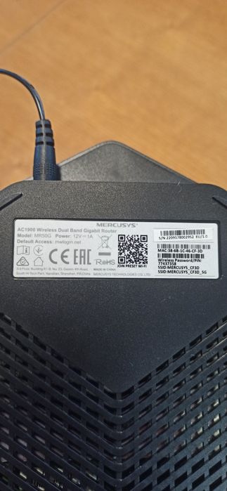 Ruter Router Mercusys MR50G, AC1900,5G