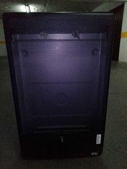 Aquecedor a gas mais botija leve.