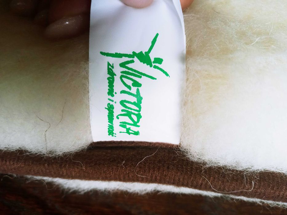 Wełniana nakładka na fotel krzesło